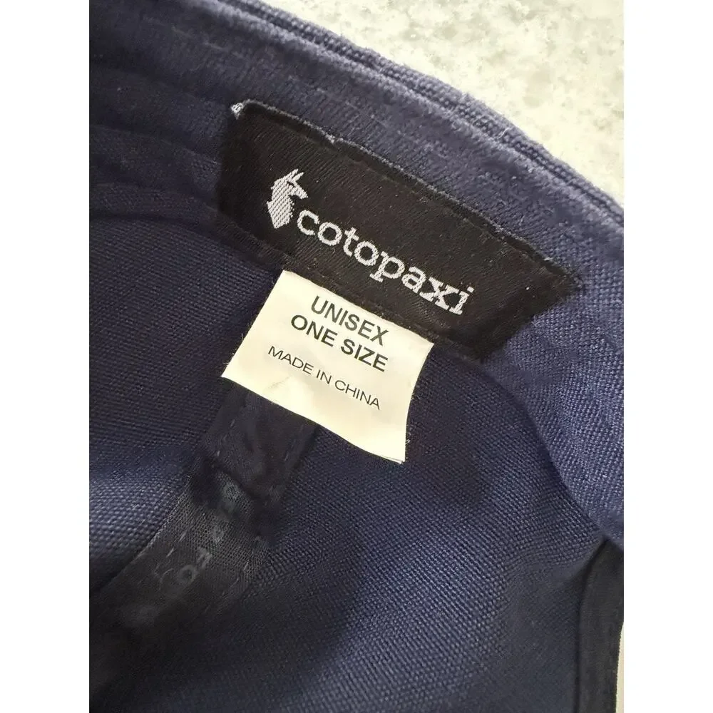 Cotopaxi Embroidered Blue With Green Logo Unisex Adjustable One Size Hat
